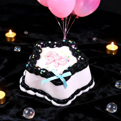 Pawtoto Fairy Wonderland Glimmer Cake Series Squishy Toy Handmade Food Grade Silicon Creamy Clay Feel Soft Quick Rebound