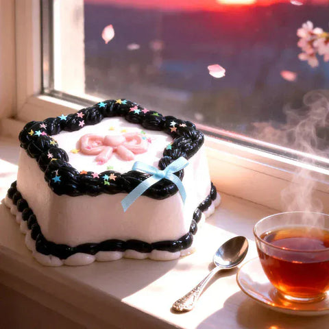 Pawtoto Fairy Wonderland Glimmer Cake Series Squishy Toy Handmade Food Grade Silicon Creamy Clay Feel Soft Quick Rebound