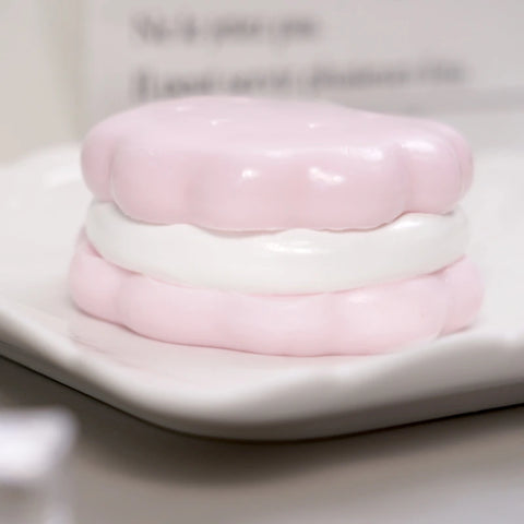 Pawtoto Cookies Squishy Toy Handmade Food Grade Silicon Creamy Clay Feel Soft Quick Rebound