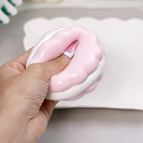 Pawtoto Cookies Squishy Toy Handmade Food Grade Silicon Creamy Clay Feel Soft Quick Rebound
