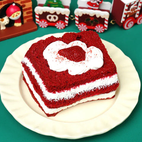 Pawtoto ストロベリームースケーキ スクイーズおもちゃ 手作り 食品グレードシリコン クリーミー粘土 柔らかくて素早い反発