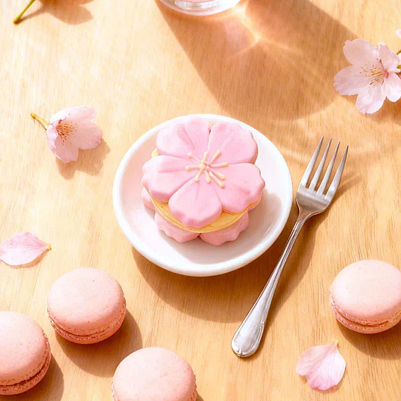 Pawtoto Stuffed Sakura Cookie Squishy Toy Handmade Food Grade Silicon Creamy Clay Feel Soft Quick Rebound