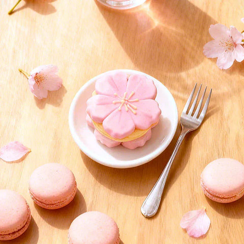 Pawtoto Stuffed Sakura Cookie Squishy Toy Handmade Food Grade Silicon Creamy Clay Feel Soft Quick Rebound