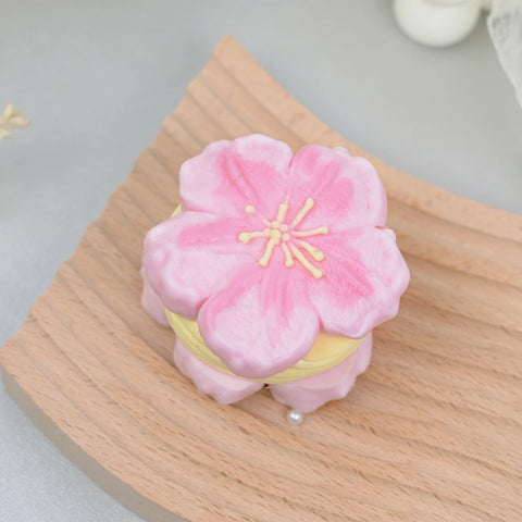 Pawtoto Stuffed Sakura Cookie Squishy Toy Handmade Food Grade Silicon Creamy Clay Feel Soft Quick Rebound