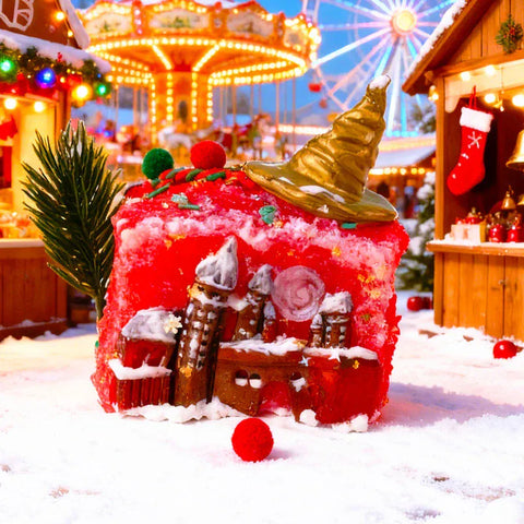 Pawtoto 光るスクイーズキャッスルシリーズ スクイーズおもちゃ 手作り 食品グレードシリコン クリーミー粘土 柔らかく素早い反発