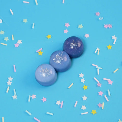Pawtoto Triple Fireworks/Fishes Squishy Toy Handmade Food Grade Silicon Watery Feel Soft Quick Rebound