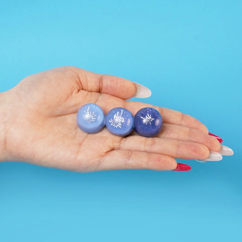 Pawtoto Triple Fireworks/Fishes Squishy Toy Handmade Food Grade Silicon Watery Feel Soft Quick Rebound